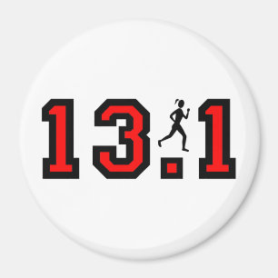 Womens half marathon magnet