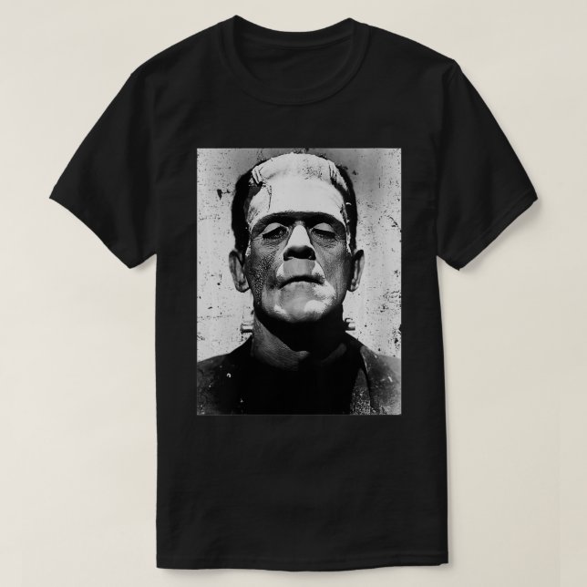 Womens  Halloween Monster Horror Monster VNeck  T-Shirt (Design Front)