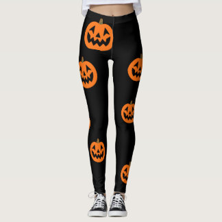 Women's Halloween Pumpkin Leggings