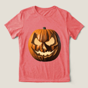 Women's Halloween Red Triblend T-Shirt Tri-Blend Shirt