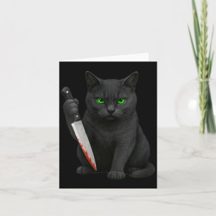 Womens Halloween Schnauzer Dog Black Card