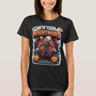 Women's Halloween Sublimation T-Shirt - Black Crew