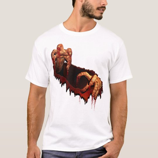 Women's Halloween T-Shirt Horror Zombie Undead Tee