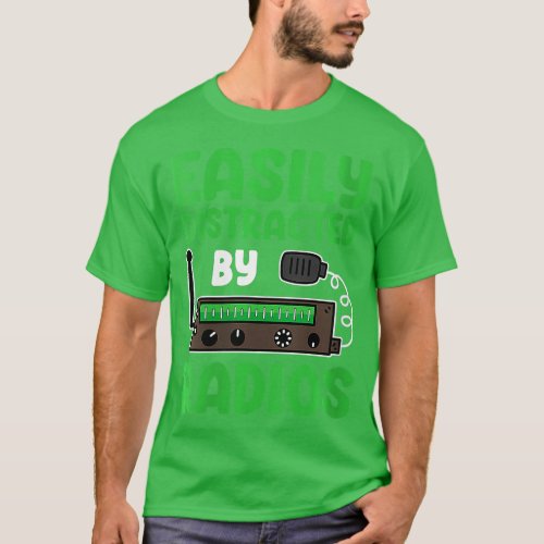 Womens Ham Radio Operator Amateur Radio Morse CB H T_Shirt