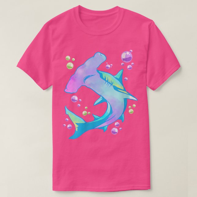 Womens Hammerhead Shark Marine Life Gift For Girls T-Shirt (Design Front)