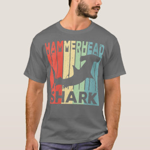 Womens Hammerhead Shark Vintage Unise VNeck T-Shirt