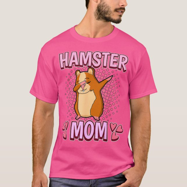 Womens Hamster Mom Mommy Mothers Day Hamster T-Shirt (Front)