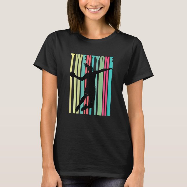 Womens Handball 21st Birthday Womens Player Team M T-Shirt (Front)