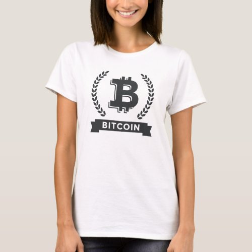 Womens hanes nano bitcoin logo t_shirt