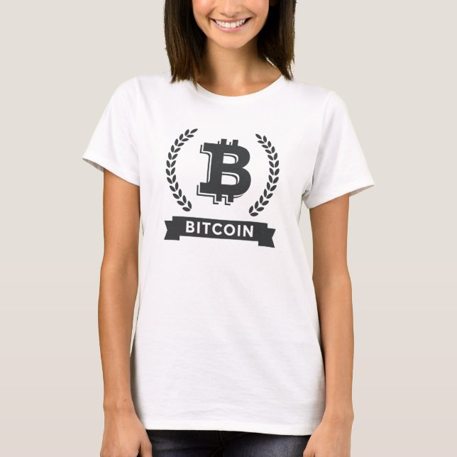Women's hanes nano bitcoin logo t-shirt (Front)