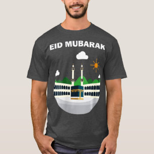 Womens Happy Eid Mubarak 2023 AlFitr AlAdha Hajj M T-Shirt