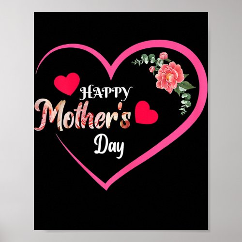 Womens Happy Mothers Day for Mom Women Grandma Poster