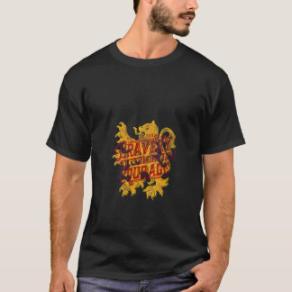 Womens Harry Potter House Gryffindor Bravery Deter T-Shirt