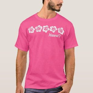 Womens Hawaii Hibiscus Flower Hawaiian VNeck  T-Shirt