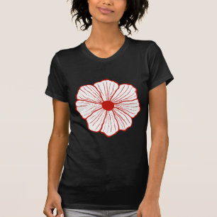 Women's Hawaiian Hawaii Tropical Flower T-Shirt