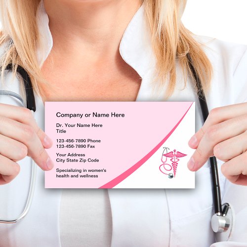 Womens Health And Medical Clinic Business Card