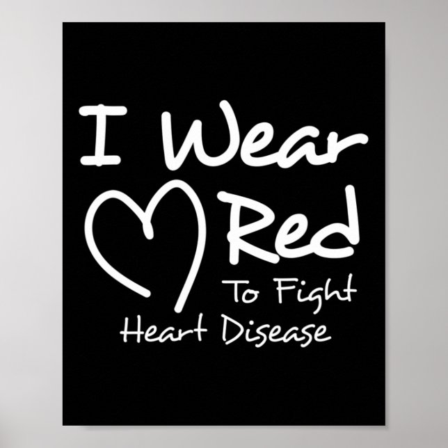 Women's Heart Disease Design  Poster (Front)