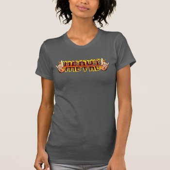 Womens Heavy Metal Fire Horns Shirt by HeavyMetalHitman at Zazzle