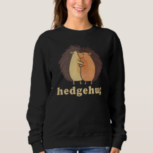 Womens Hedgehog Valentine Hedgehog Costume  Hedgeh Sweatshirt