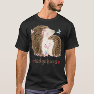Womens Hedgehugs Funny Cute Hedgehugs Kawaii Hedg T-Shirt