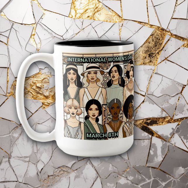 Women's History Day and Month Two-Tone Coffee Mug (Creator Uploaded)