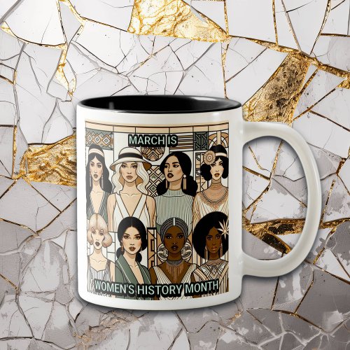 Womens History Day and Month Two_Tone Coffee Mug