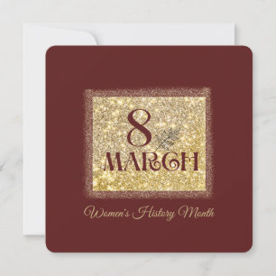 Women's History Month 2025 March 8 Invitation