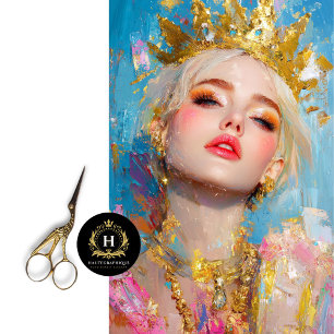 Womens History Month Abstract Queen Decoupage Tissue Paper