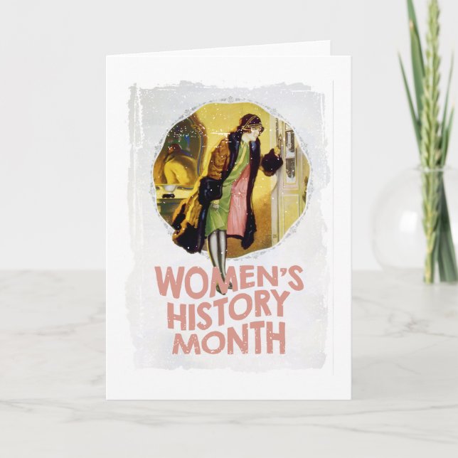 Women's History Month - Appreciation Day Card (Front)