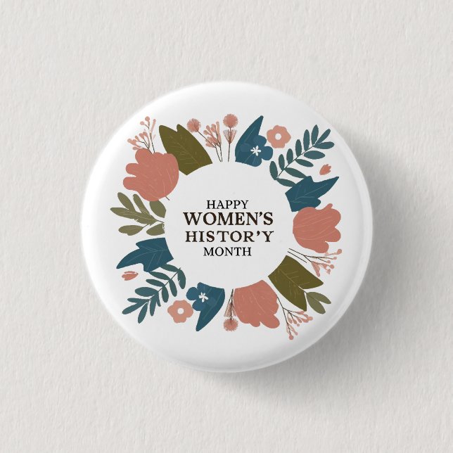 Women's History Month Button (Front)