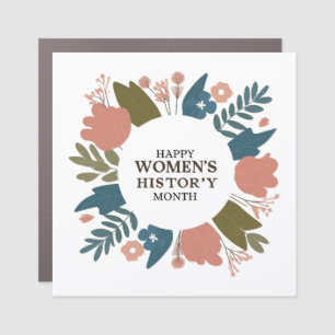 Women's History Month Car Magnet