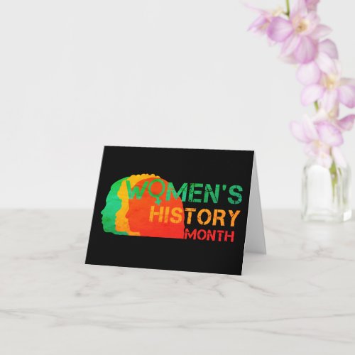 WOMENS HISTORY MONTH CARD