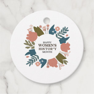 Women's History Month Favor Tags