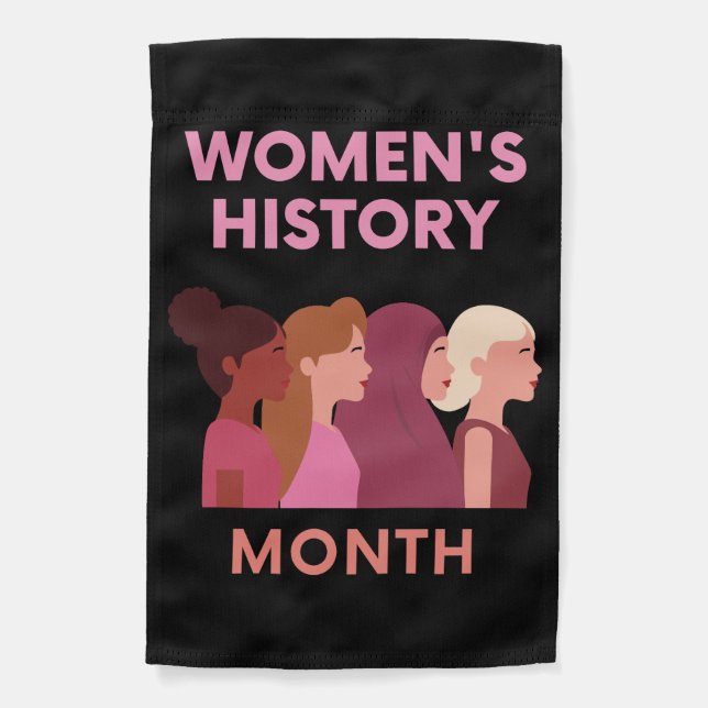 Women's History Month Garden Flag (Front)