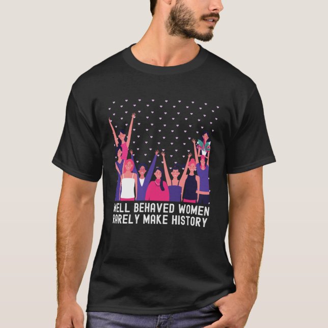 Women's History Month Group  Quotes Family T-Shirt (Front)
