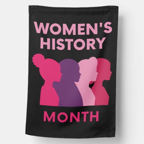 Womens History Month House Flag