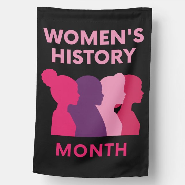 Women's History Month House Flag (Front)
