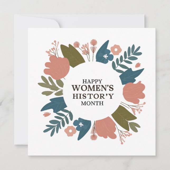 Women's History Month Invitation (Front)
