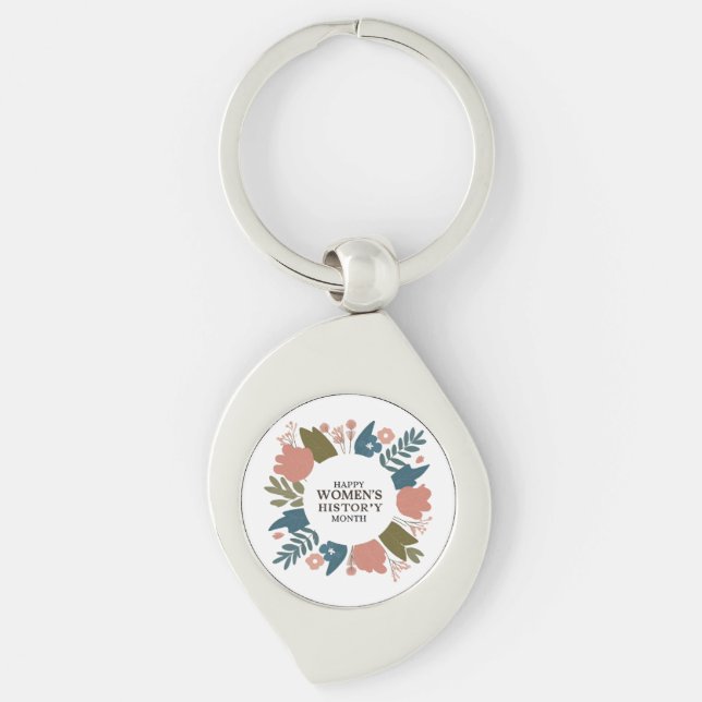 Women's History Month Keychain (Front)