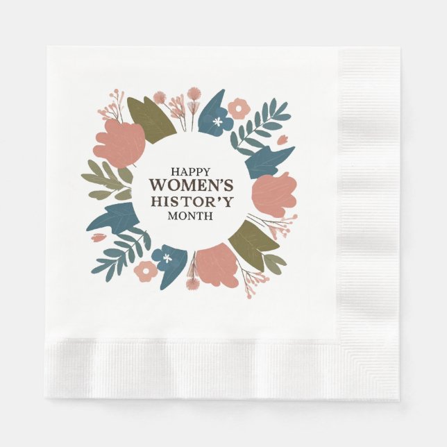 Women's History Month Napkins (Front)