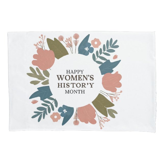 Women's History Month Pillow Case (Front)