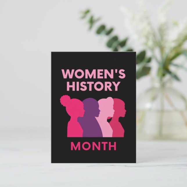 Women's History Month Postcard (Standing Front)
