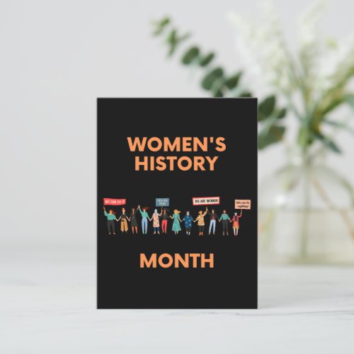 Womens History Month  Postcard