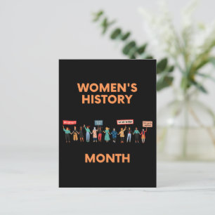 Women's History Month  Postcard