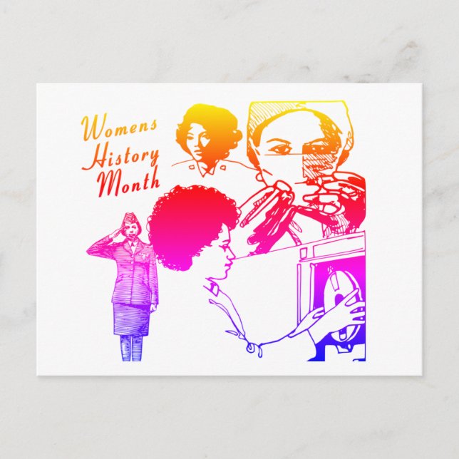Women's History Month Postcard (Front)