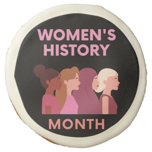 Women's History Month Sugar Cookie (Front)