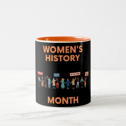 Womens History Month Two_Tone Coffee Mug