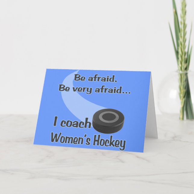 Women's Hockey Card (Front)