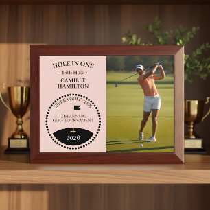 Women's Hole In One Golfer Photo Award Plaque