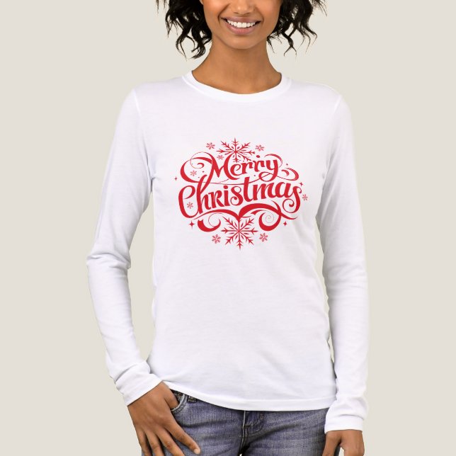 Women's Holiday  Tri-Blend Shirt (Front)